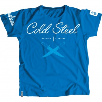 Футболка COLD STEEL CROSS GUARD BLUE TEE FOR WOMEN (M) CS_TK2
