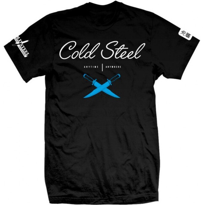 Футболка COLD STEEL CURSIVE BLACK TEE SHIRT (XL) CS_TJ4