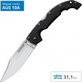 Нож COLD STEEL VOYAGER CLIP EXTRA LARGE PLAIN 29AXC
